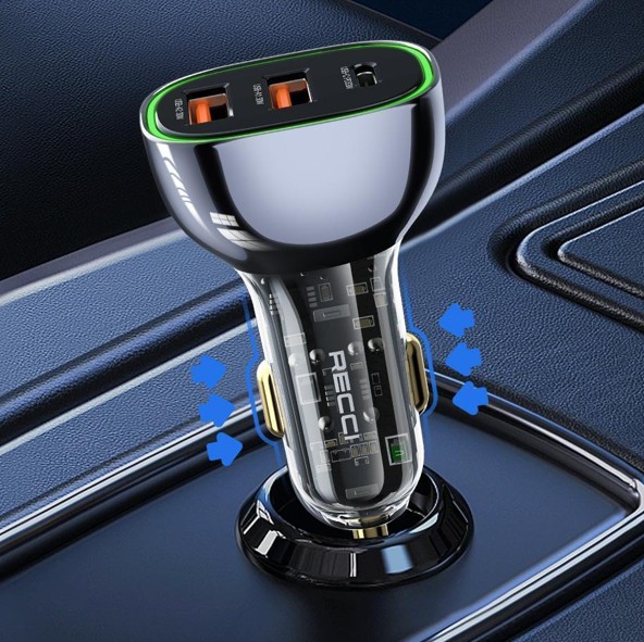 锐思/RECCI 93W征途车载快速充电器RCC-N18