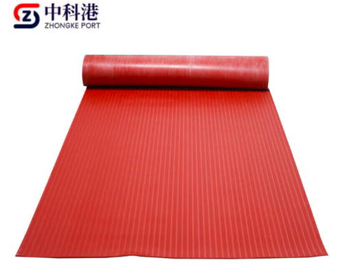 中科港 绝缘胶垫 红色条纹15KV【6MM1米*5米】