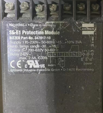 比泽尔 压缩机保护模块 SE-E1